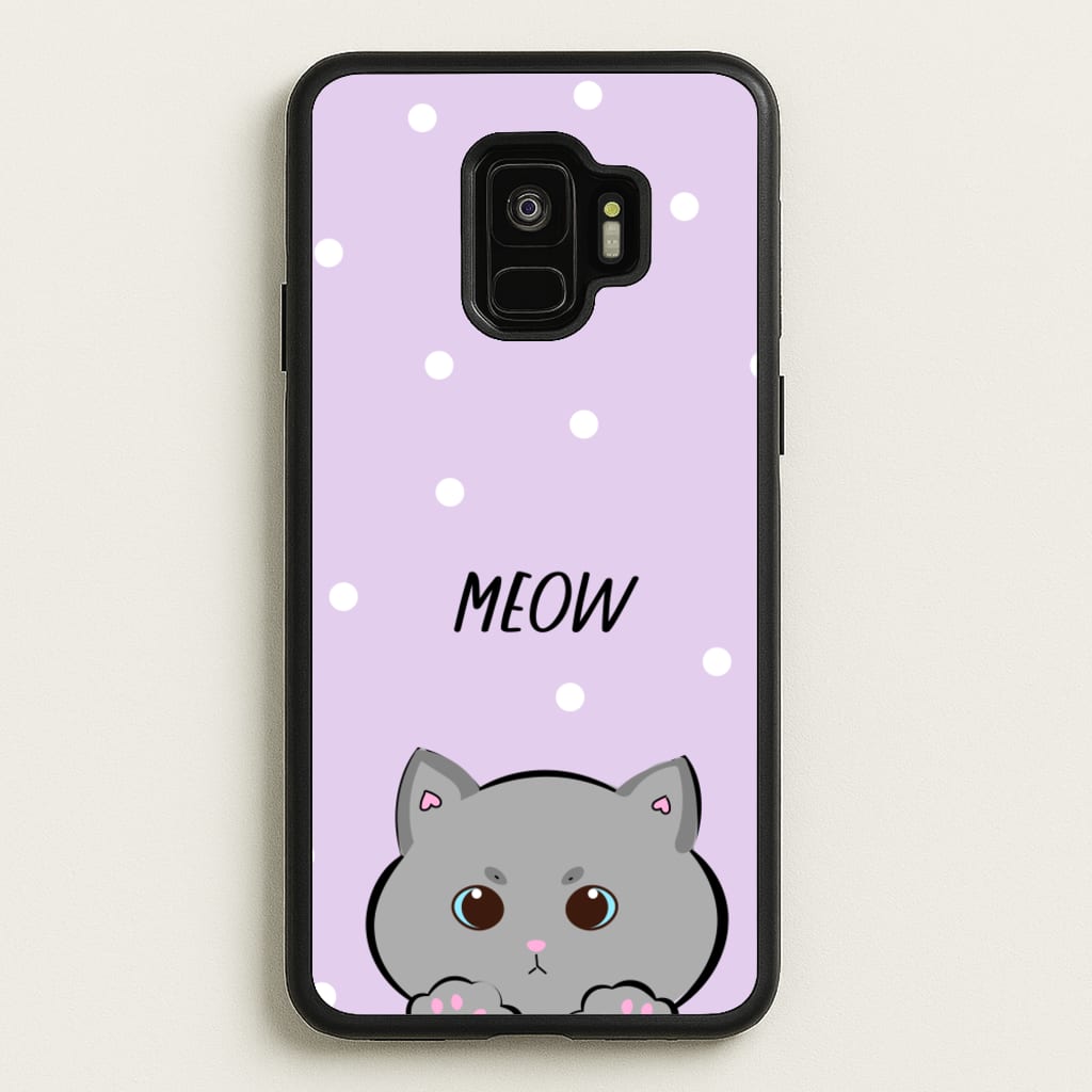 Grey Kitty - Cats - Cats Phone Case for Galaxy S9