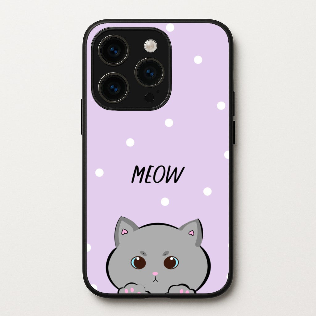 Grey Kitty - Cats - Cats Phone Case for iPhone 15 Pro