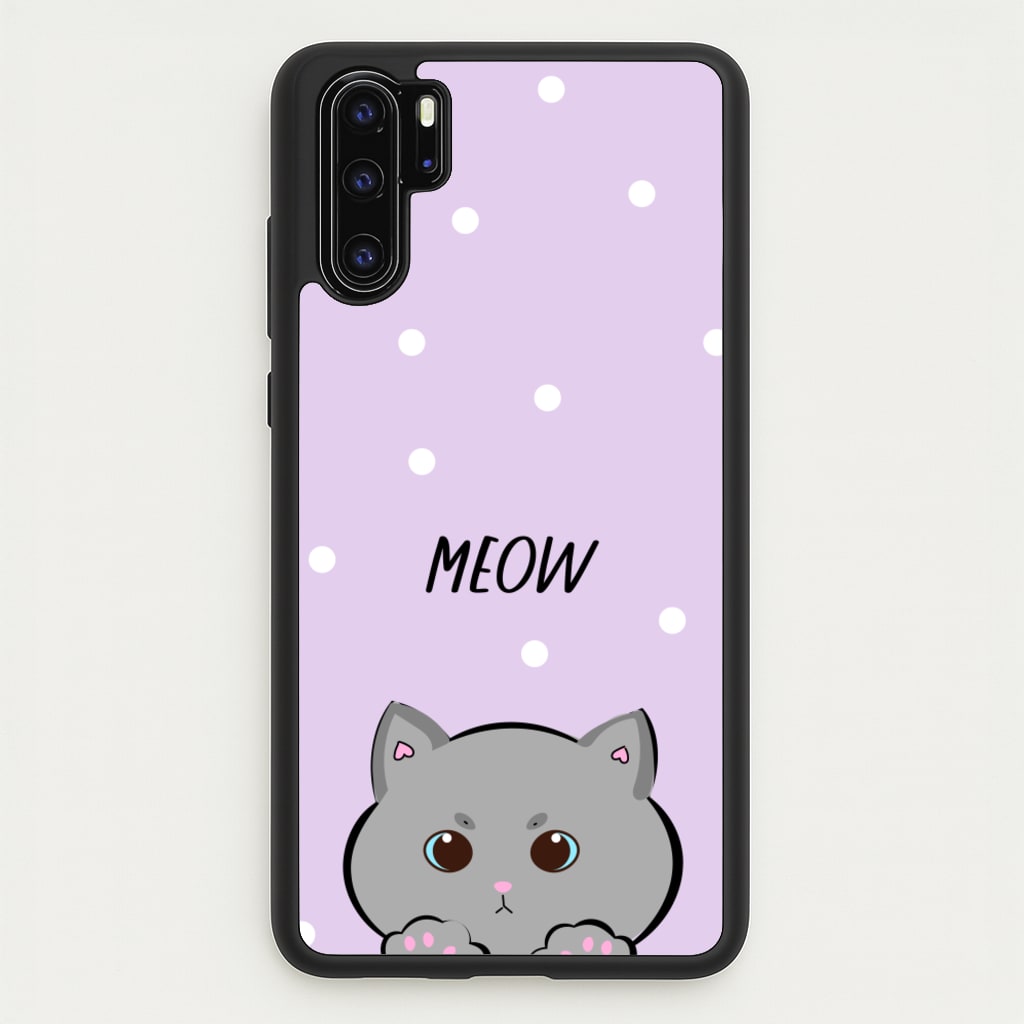 Grey Kitty - Cats - Cats Phone Case for Huawei P30 Pro