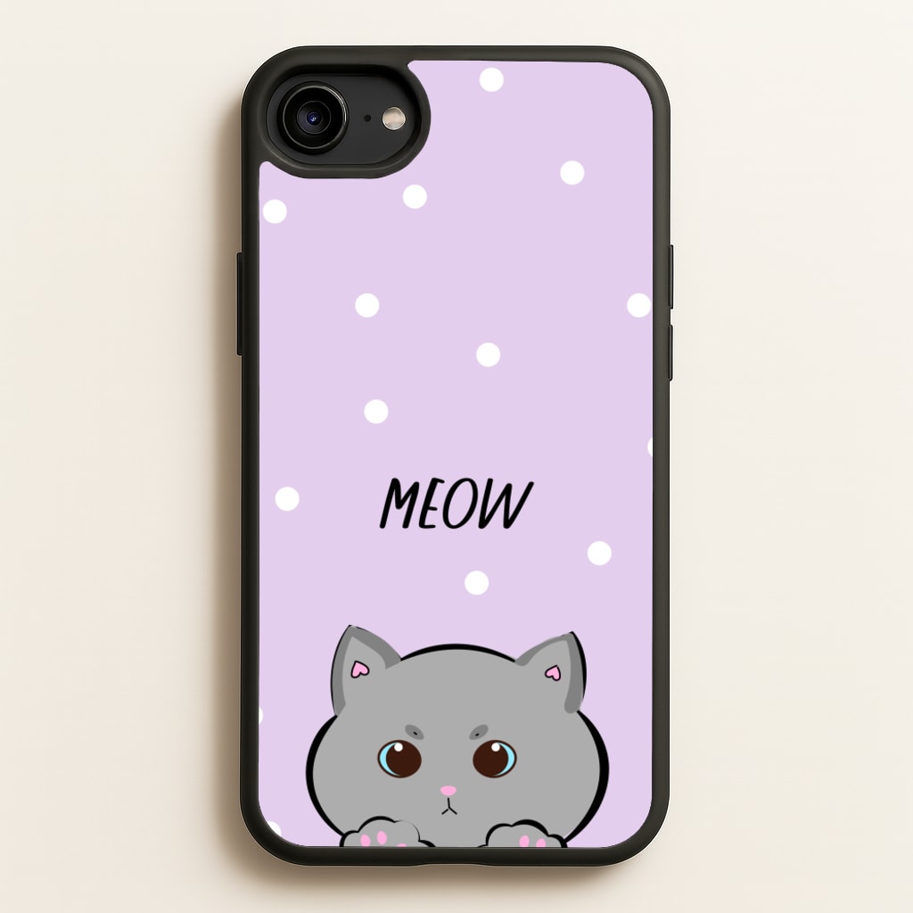 Grey Kitty - Cats - Cats Phone Case for iPhone 6 / 7 / 8 / SE