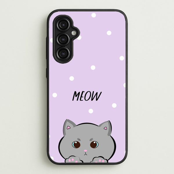Grey Kitty - Cats - Cats Phone Case for Galaxy A14