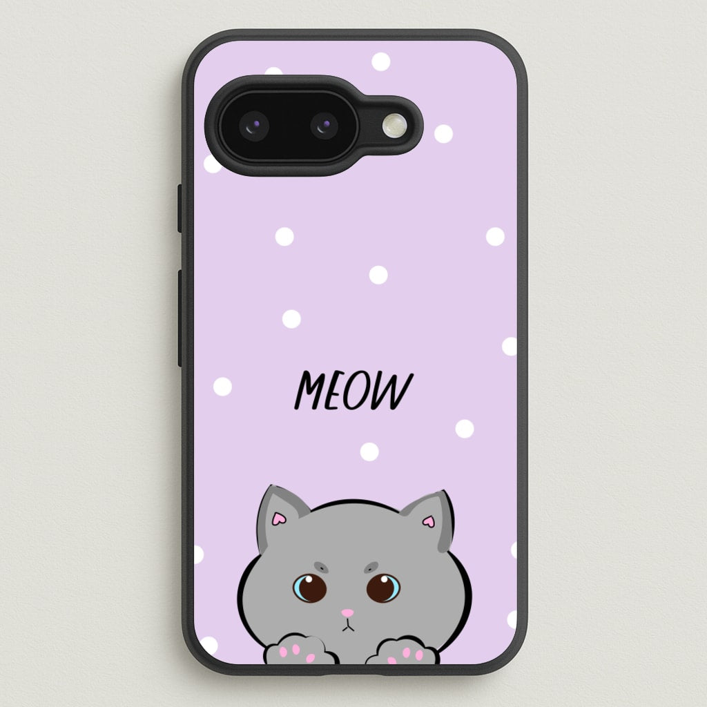 Grey Kitty - Cats - Cats Phone Case for Google Pixel 9a