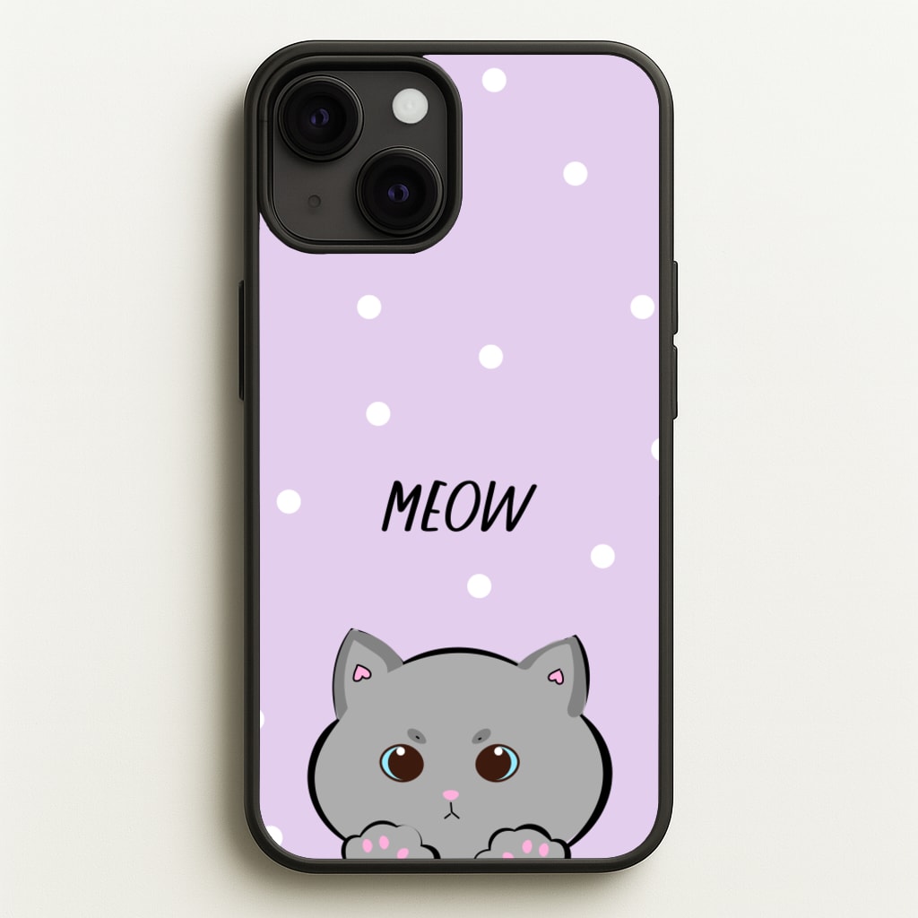 Grey Kitty - Cats - Cats Phone Case for iPhone 13