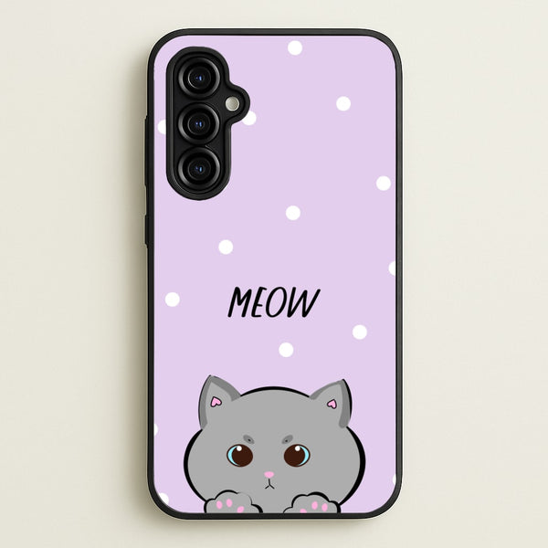 Grey Kitty - Cats - Cats Phone Case for Galaxy A54