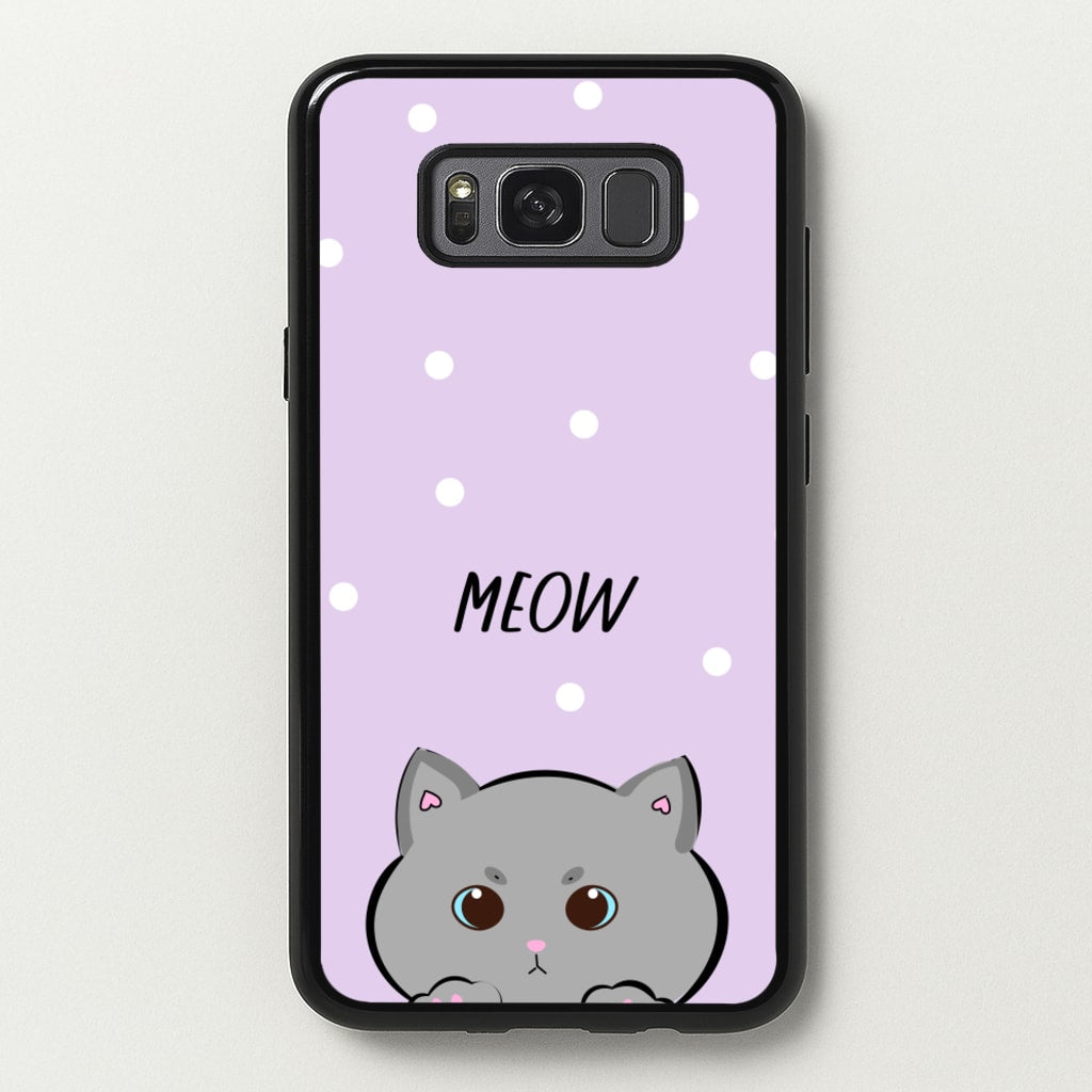 Grey Kitty - Cats - Cats Phone Case for Galaxy S8