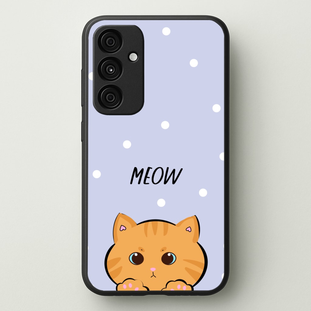 Ginger Cat - Cats - Cats Phone Case for Galaxy A35