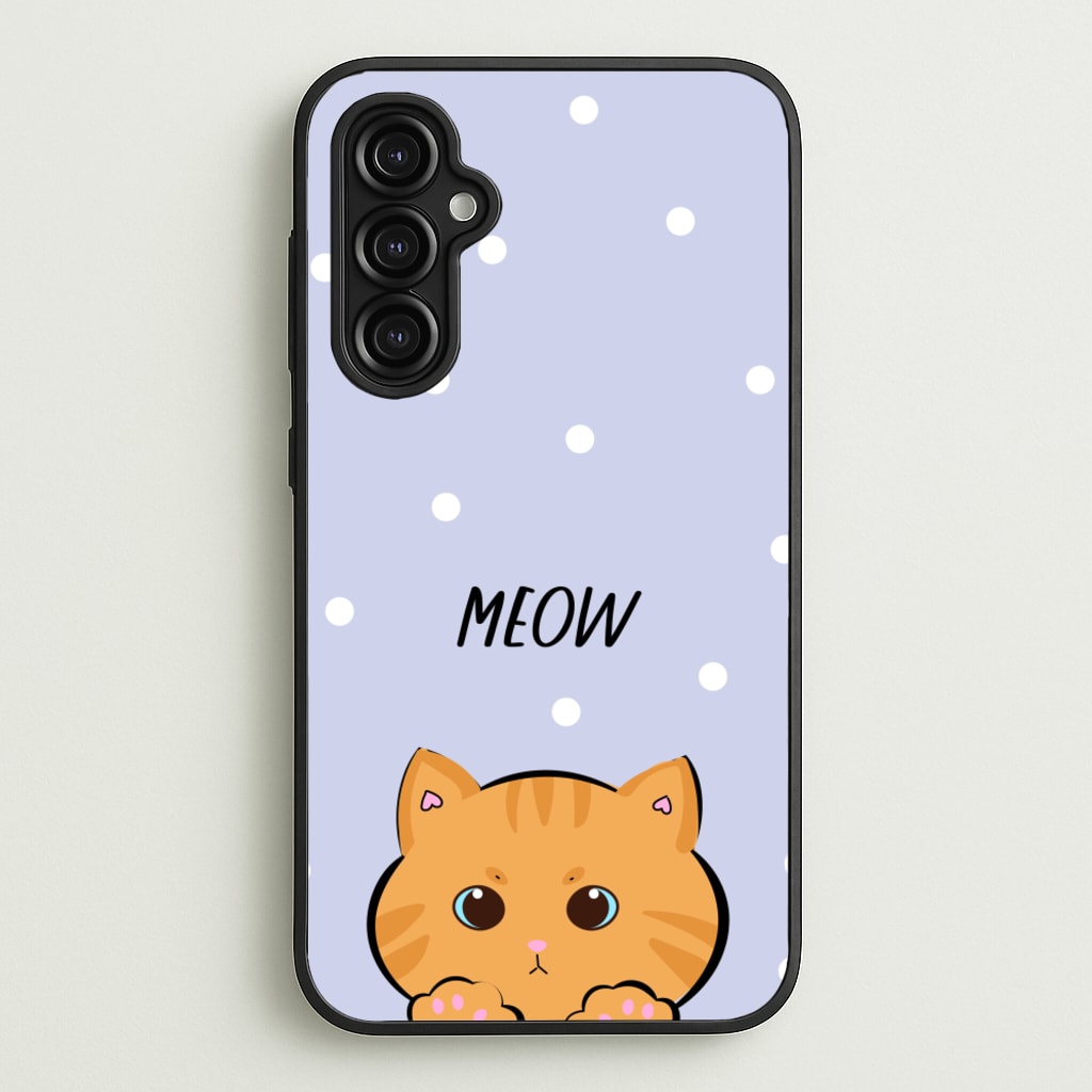 Ginger Cat - Cats - Cats Phone Case for Galaxy A14