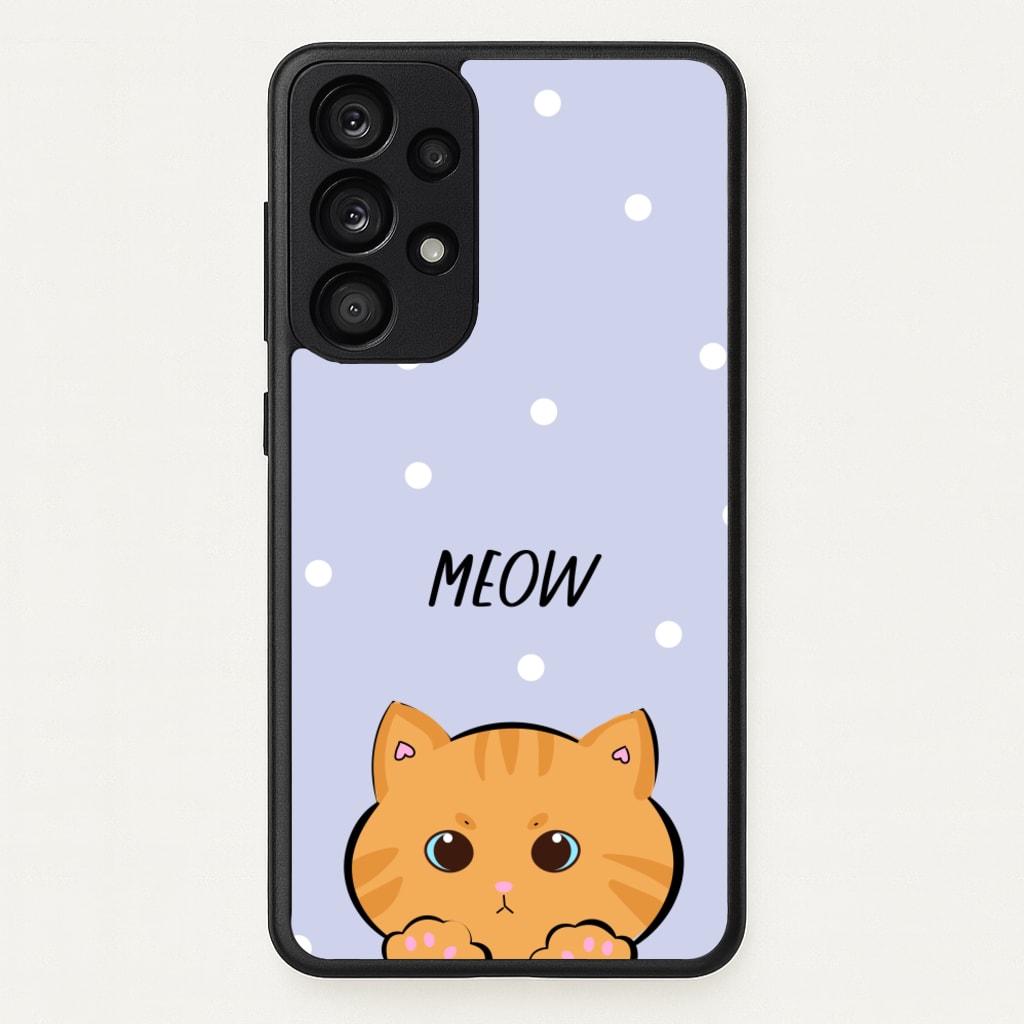 Ginger Cat - Cats - Cats Phone Case for Galaxy A33