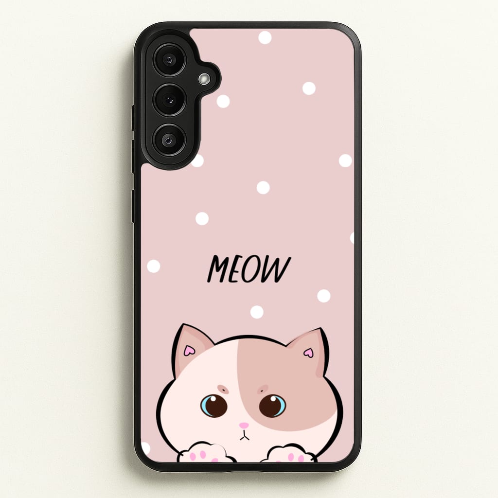Pale Cat - Cats - Cats Phone Case for Galaxy A34