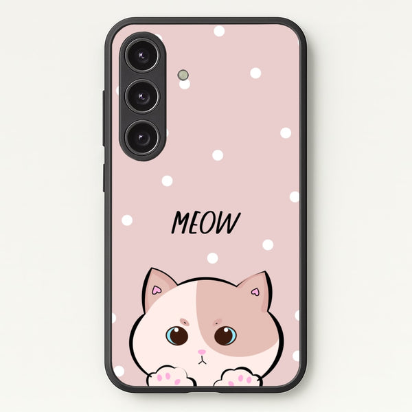 Pale Cat - Cats - Cats Phone Case for Galaxy S24