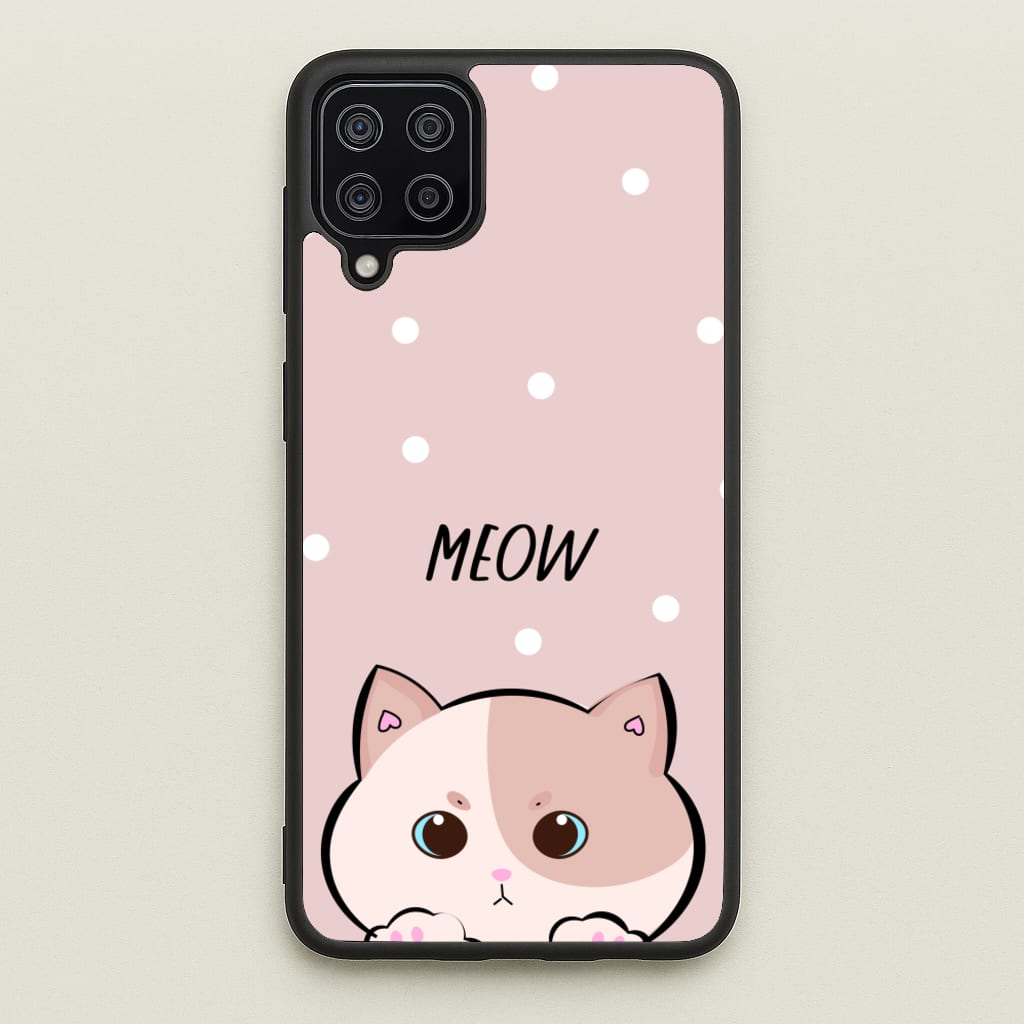 Pale Cat - Cats - Cats Phone Case for Galaxy A12