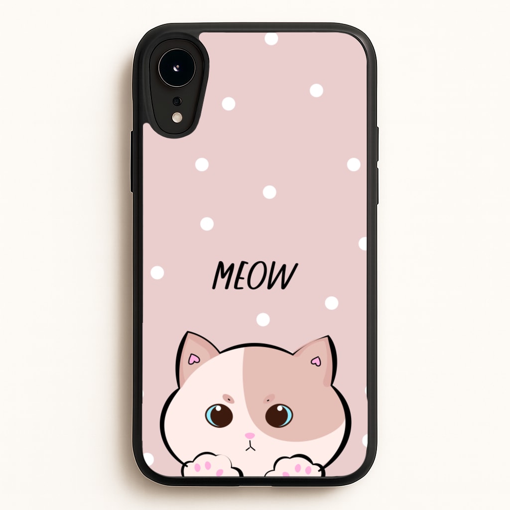 Pale Cat - Cats - Cats Phone Case for iPhone XR
