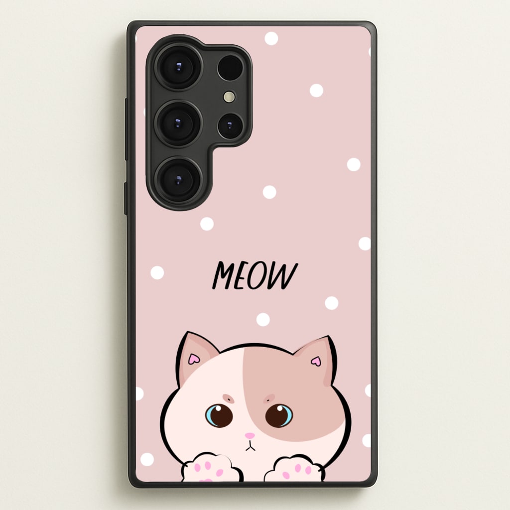 Pale Cat - Cats - Cats Phone Case for Galaxy S25 Ultra