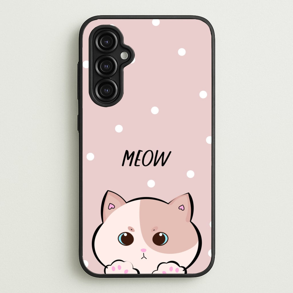 Pale Cat - Cats - Cats Phone Case for Galaxy A14