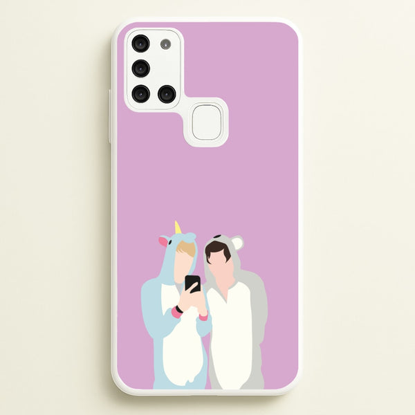 Onsies - S & C - Sam And Colby Phone Case for Galaxy A21s