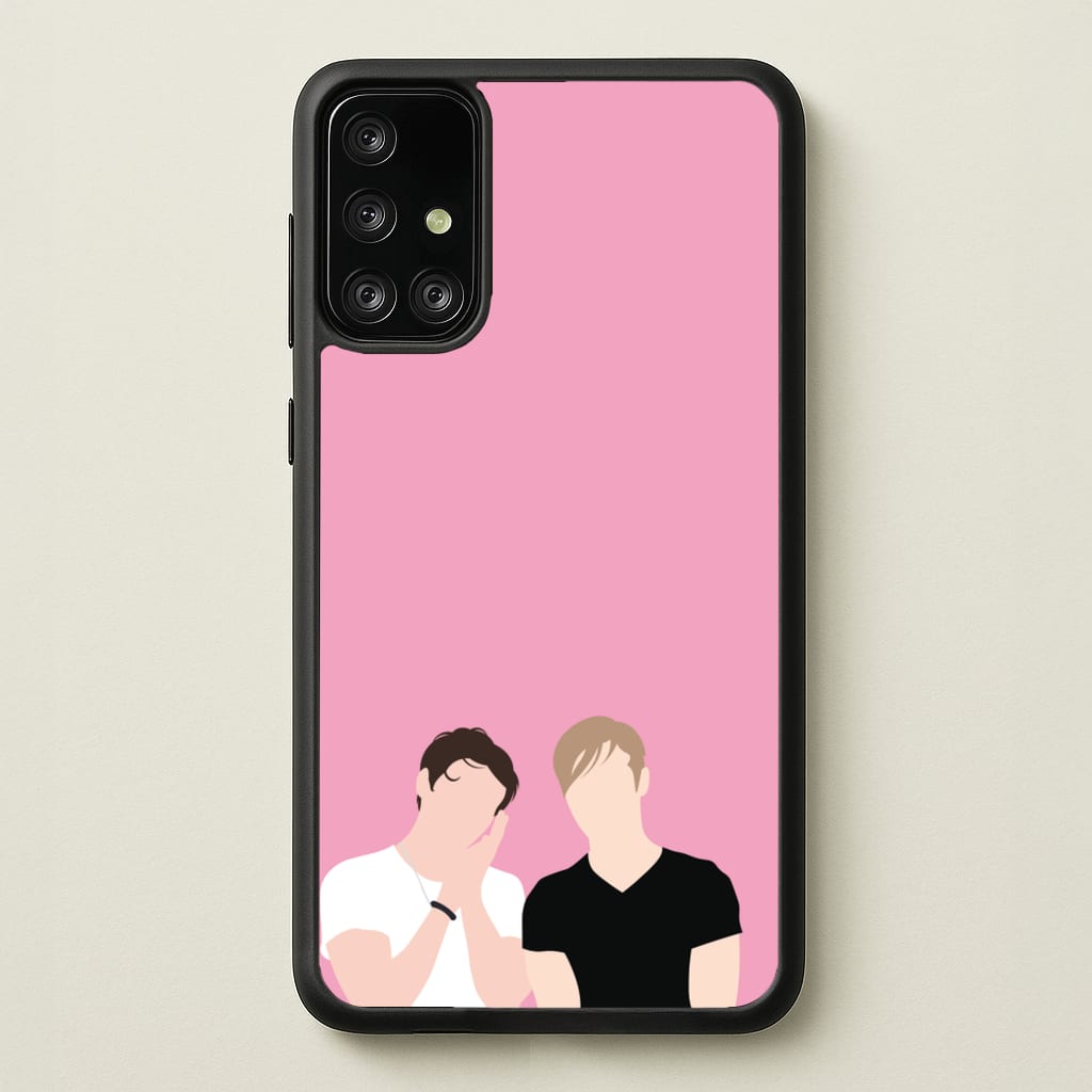 Selfie - S & C - Sam And Colby Phone Case for Galaxy A71