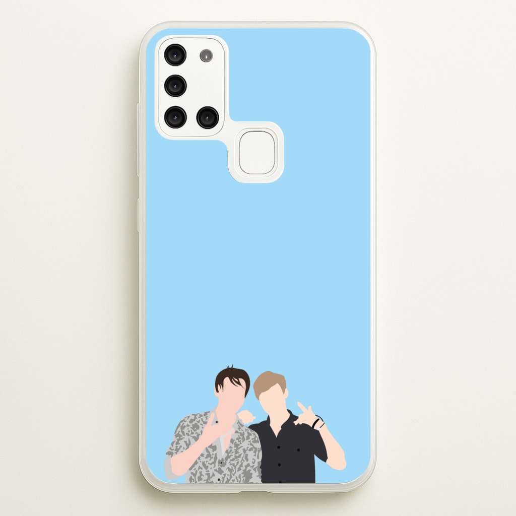 Pose - S & C - Sam And Colby Phone Case for Galaxy A21s