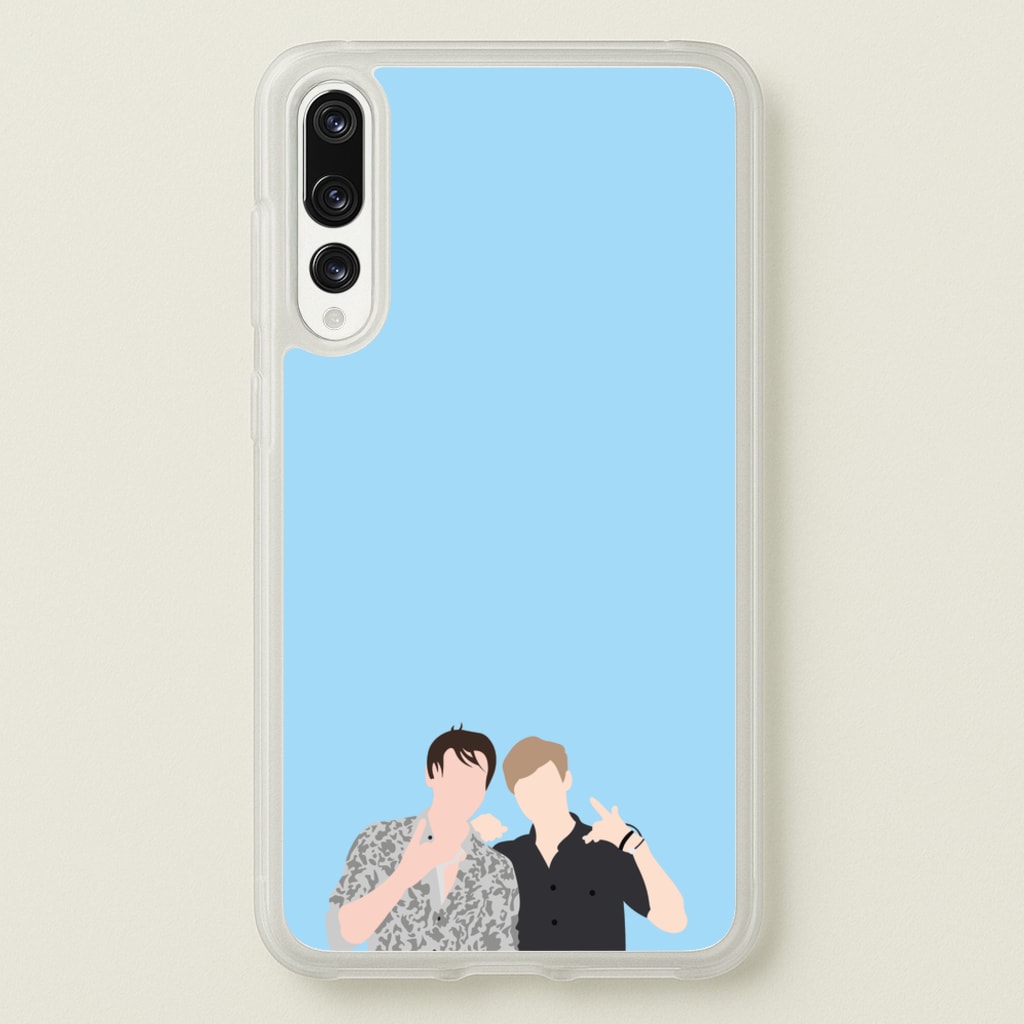 Pose - S & C - Sam And Colby Phone Case for Huawei P20 Pro