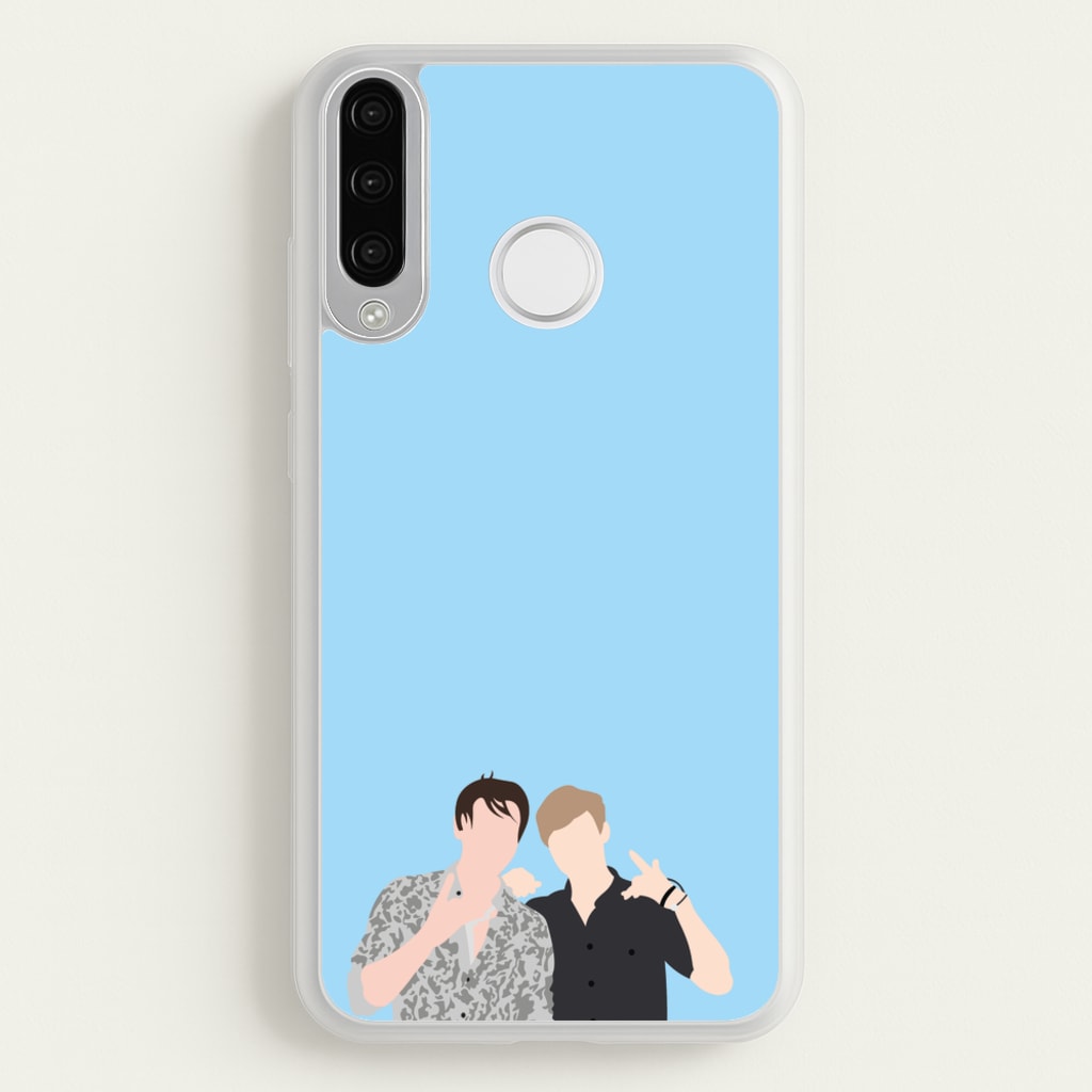 Pose - S & C - Sam And Colby Phone Case for Huawei P30 Lite