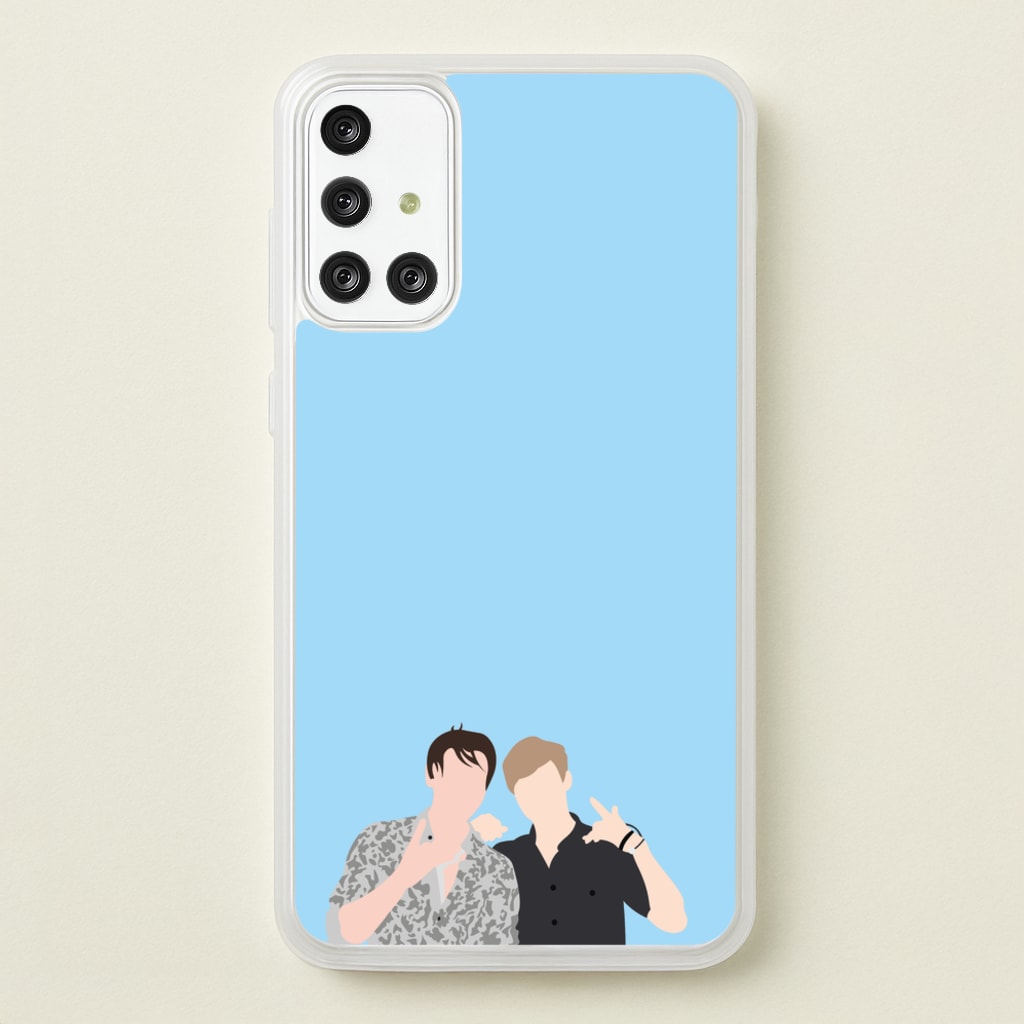 Pose - S & C - Sam And Colby Phone Case for Galaxy A71