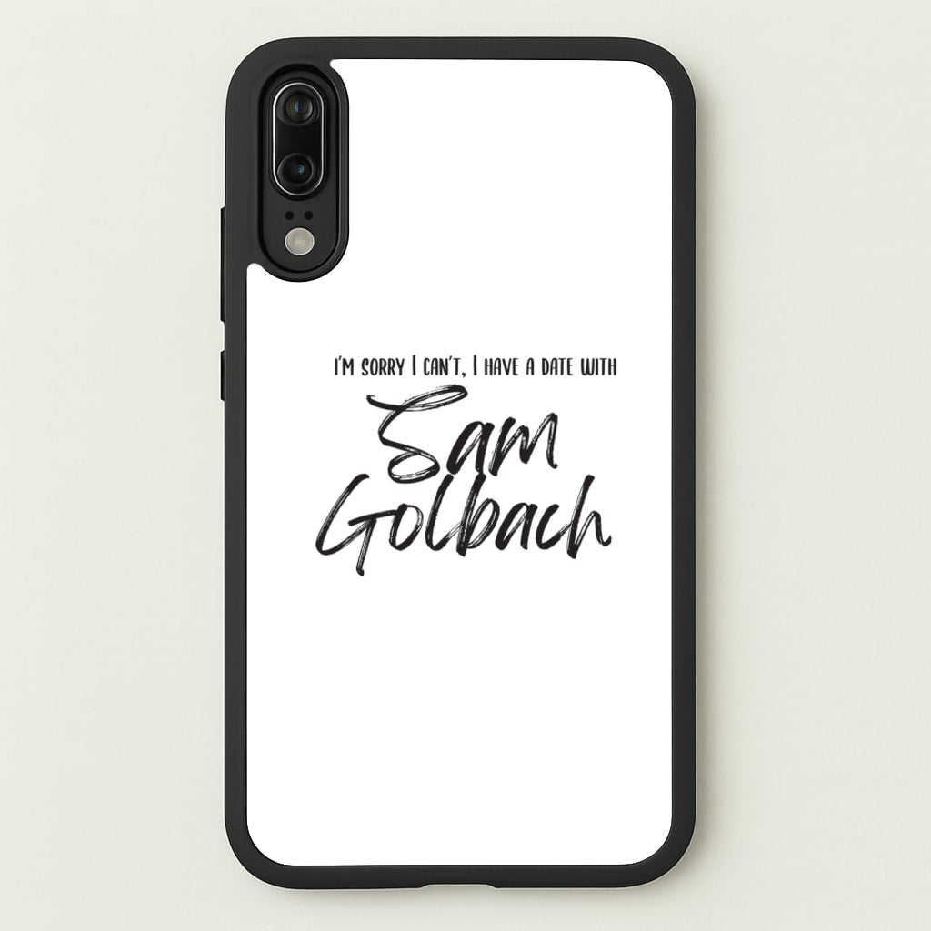 Date With Sam - S & C - Sam And Colby Phone Case for Huawei P20