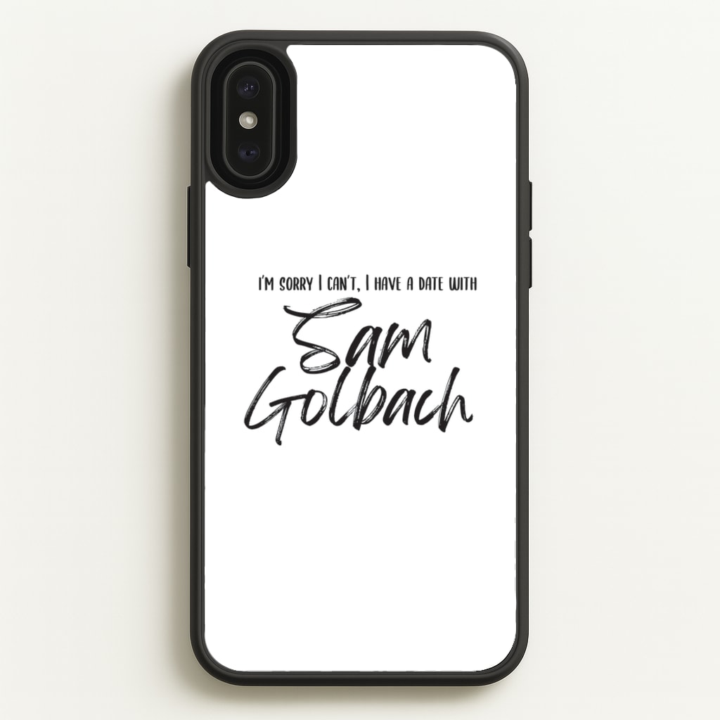 Date With Sam - S & C - Sam And Colby Phone Case for iPhone XS Max