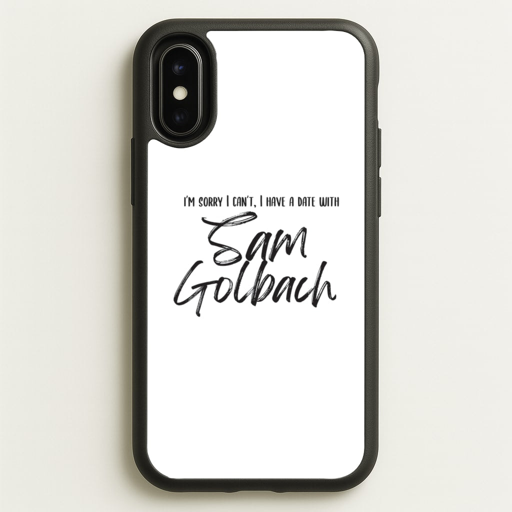 Date With Sam - S & C - Sam And Colby Phone Case for iPhone X / XS