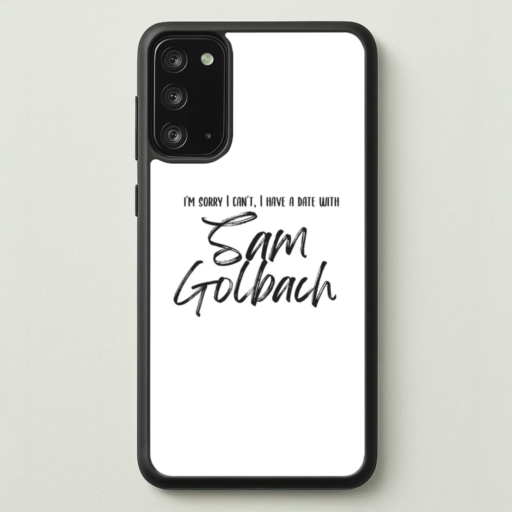 Date With Sam - S & C - Sam And Colby Phone Case for Galaxy Note 20