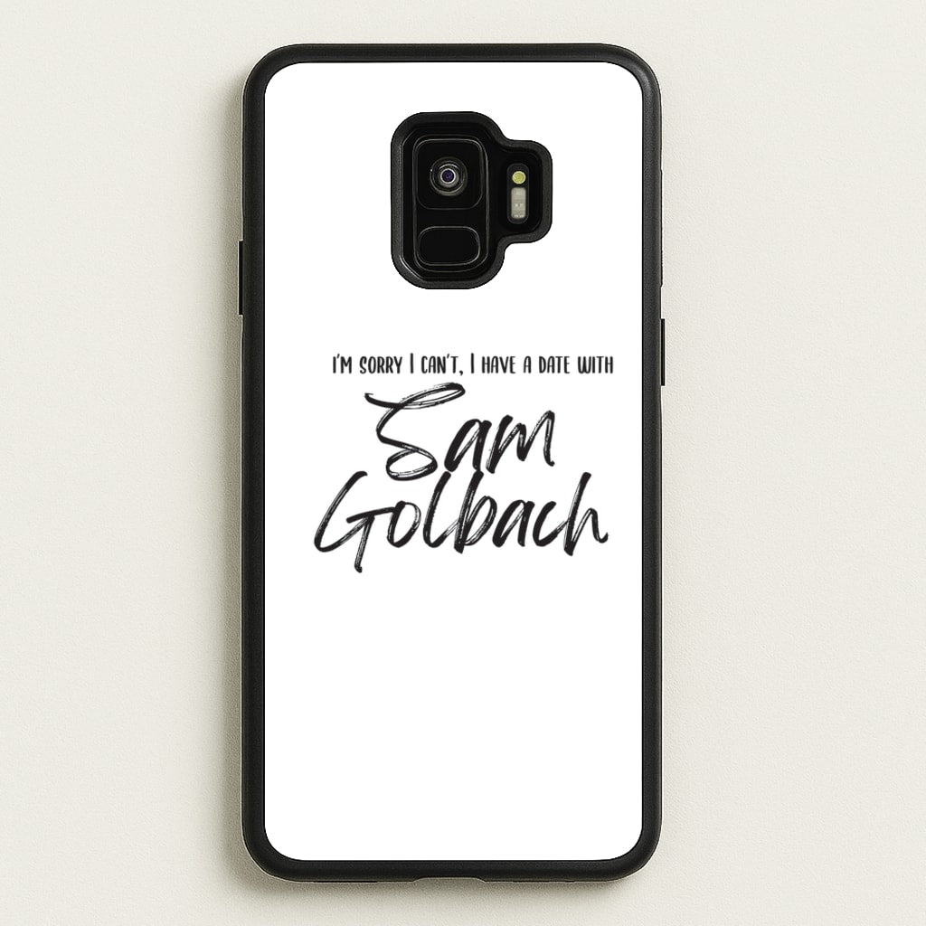 Date With Sam - S & C - Sam And Colby Phone Case for Galaxy S9