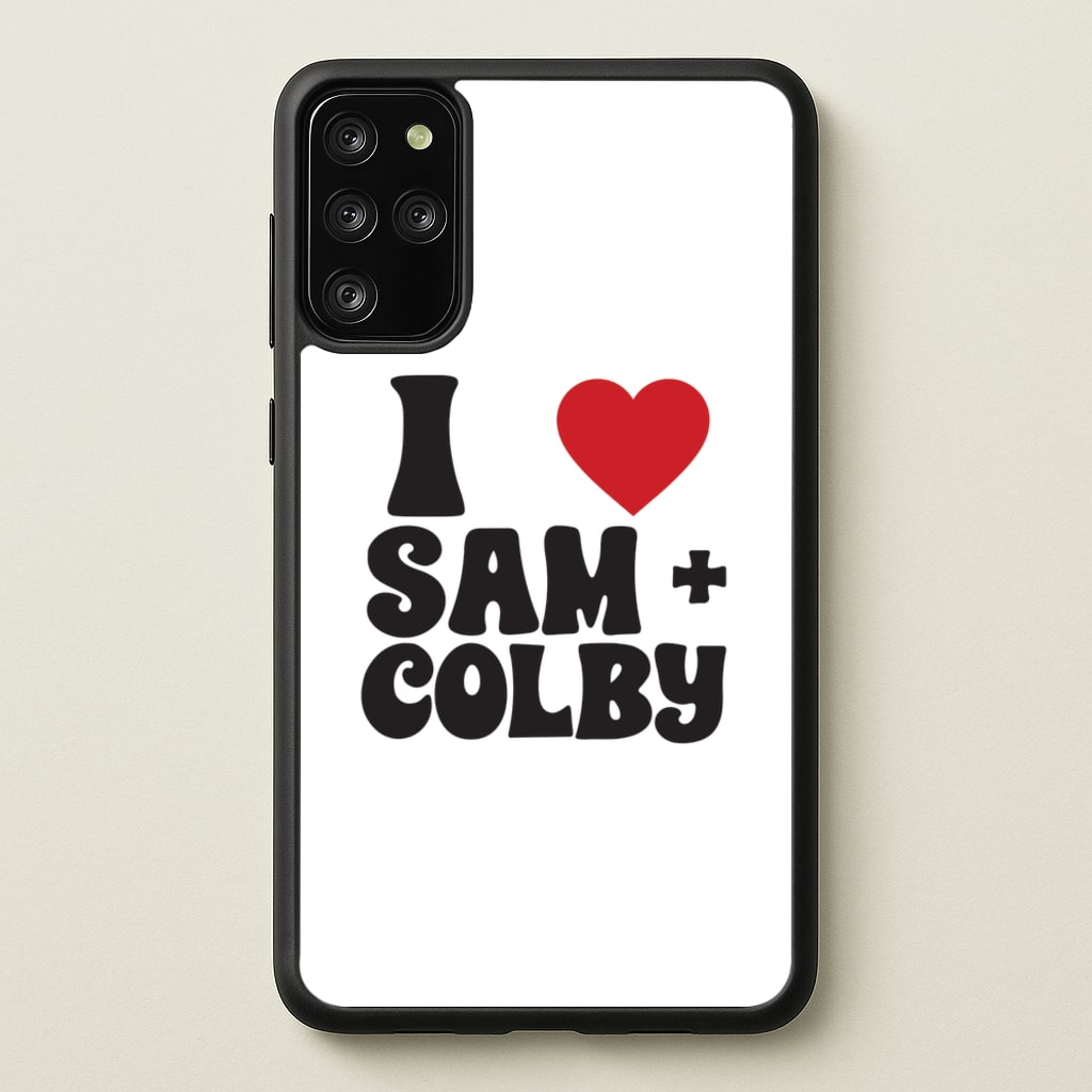 I Love S & C - Sam And Colby Phone Case for Galaxy S20 Plus
