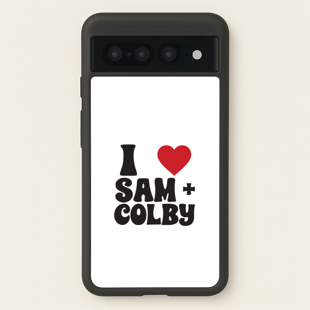 I Love S & C - Sam And Colby Phone Case for Google Pixel 7 Pro