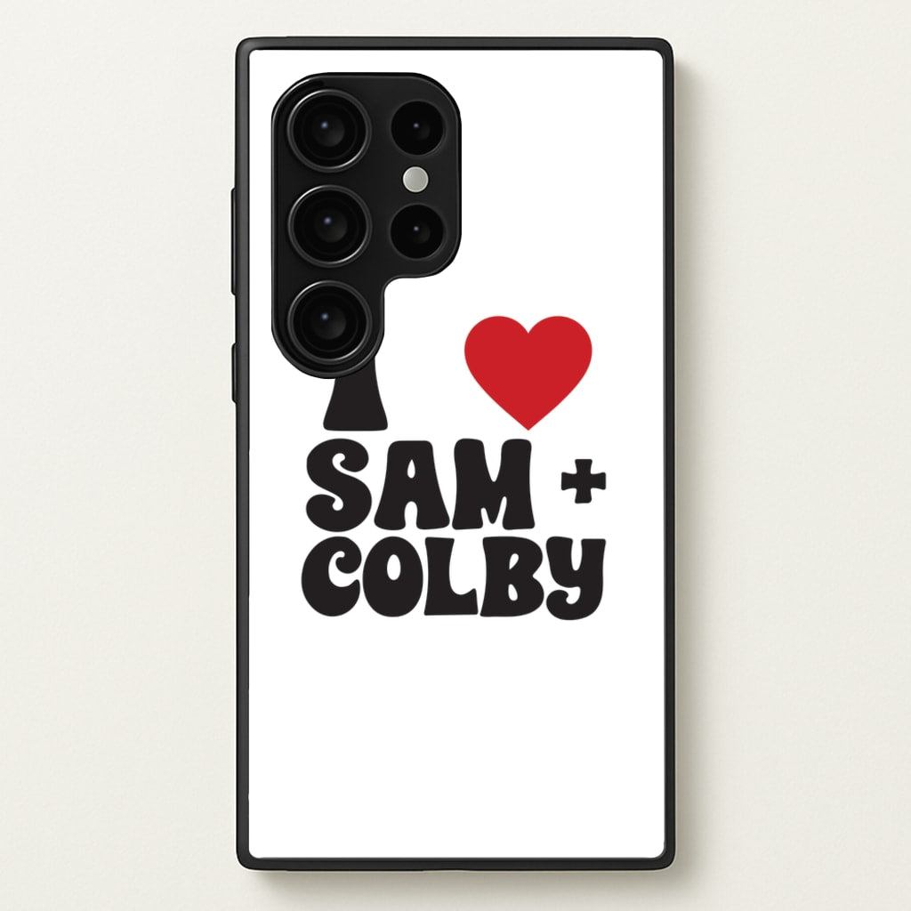I Love S & C - Sam And Colby Phone Case for Galaxy S24 Ultra