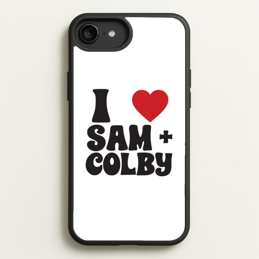 I Love S & C - Sam And Colby Phone Case for iPhone 6 Plus / 7 Plus / 8 Plus