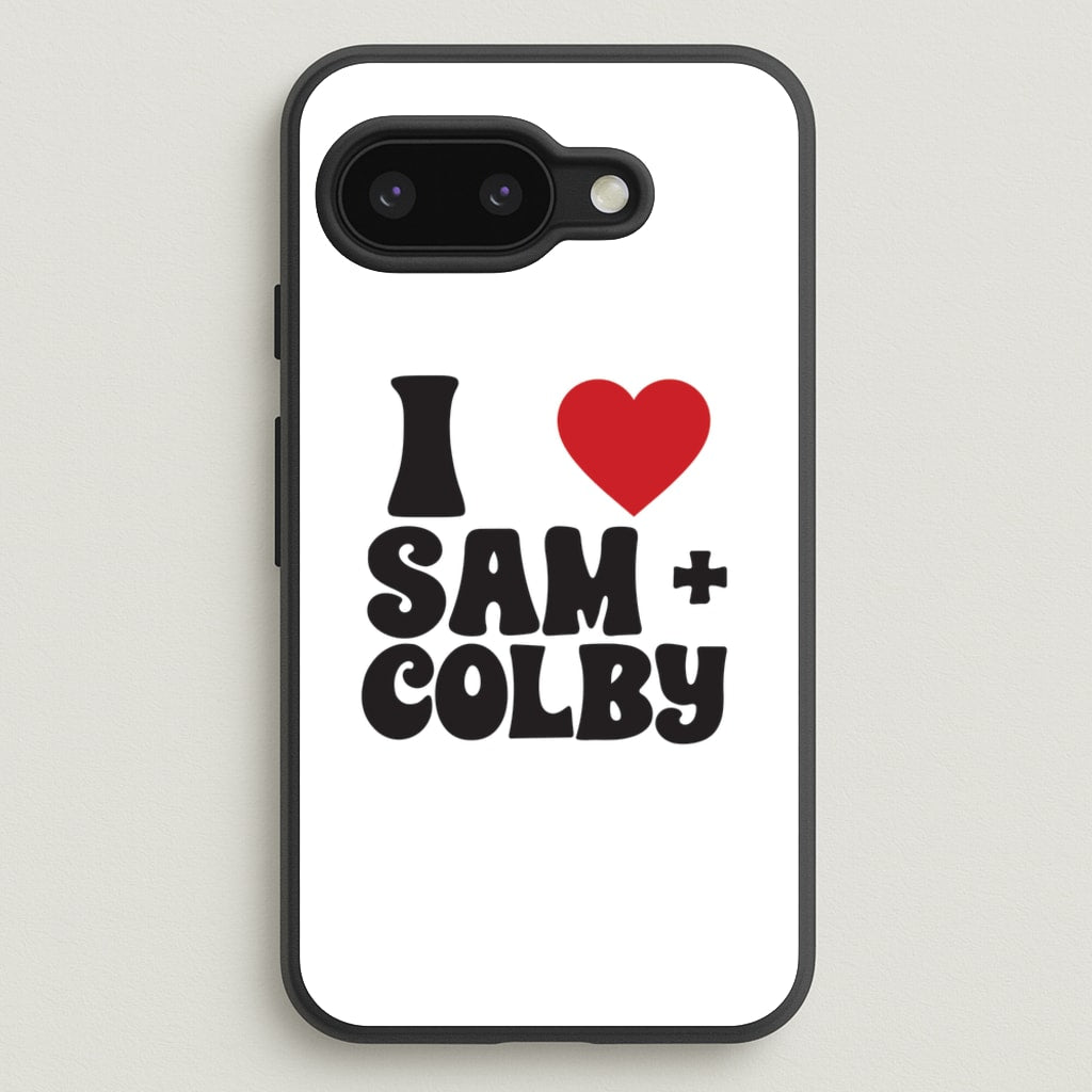 I Love S & C - Sam And Colby Phone Case for Google Pixel 9a