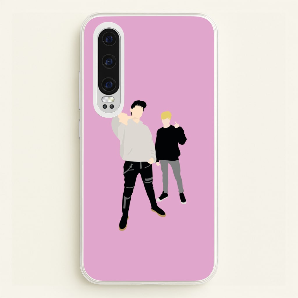 Standing - S & C - Sam And Colby Phone Case for Huawei P30