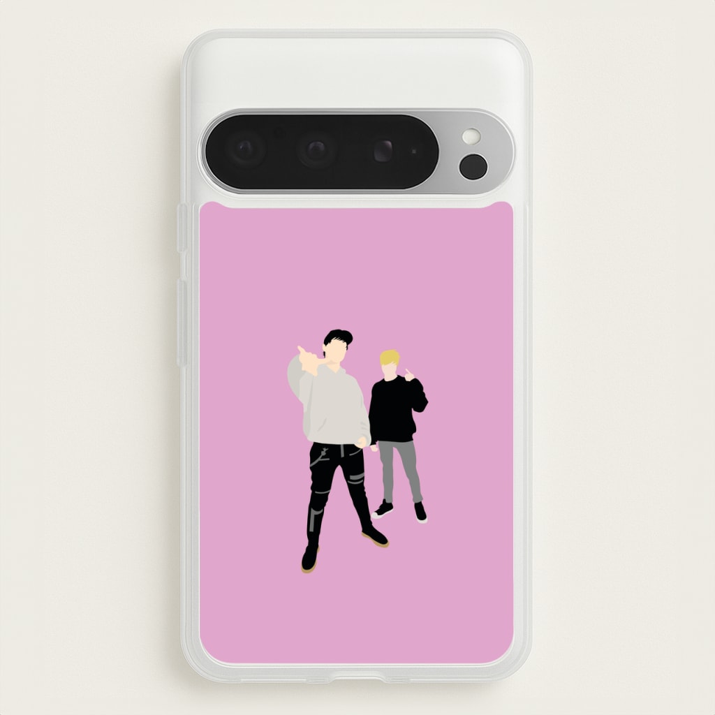Standing - S & C - Sam And Colby Phone Case for Google Pixel 9 Pro XL