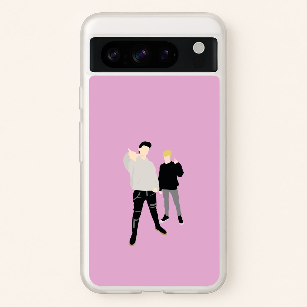 Standing - S & C - Sam And Colby Phone Case for Google Pixel 8 Pro
