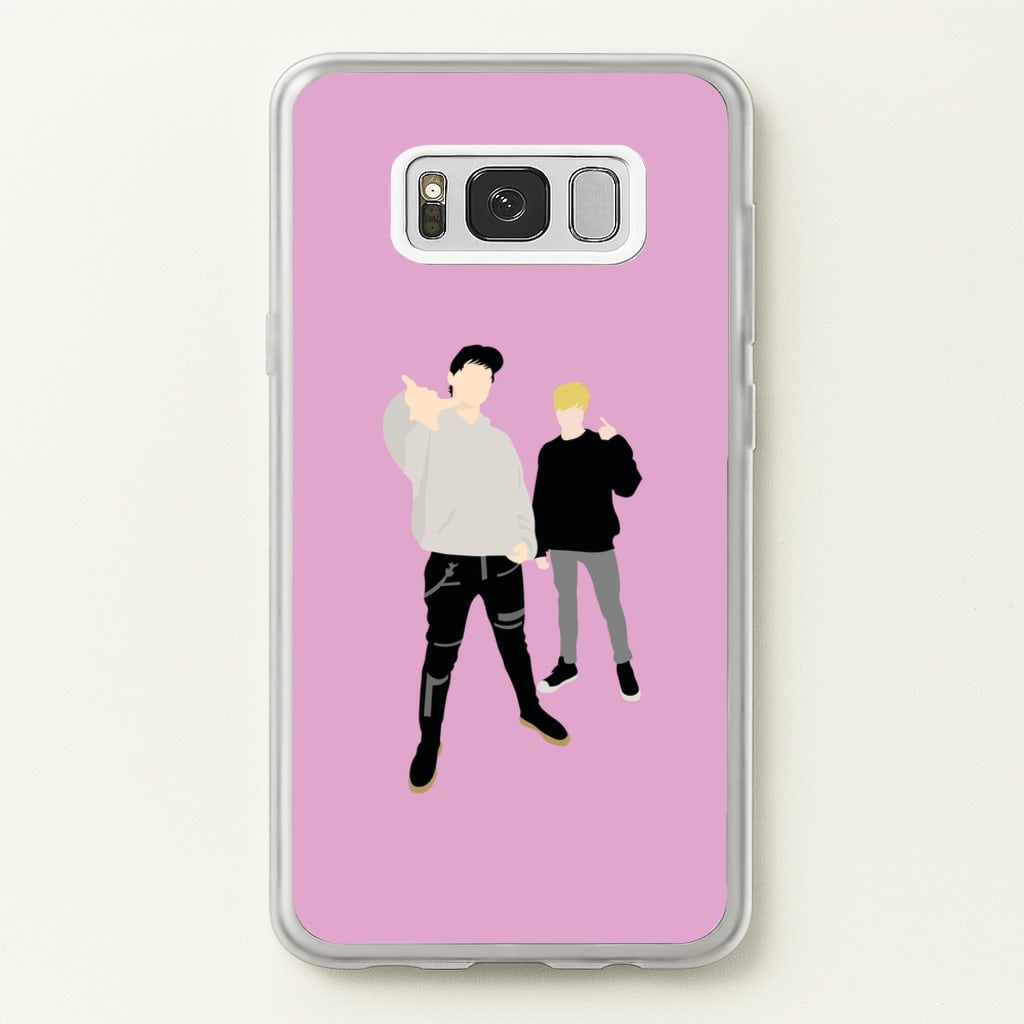 Standing - S & C - Sam And Colby Phone Case for Galaxy S8 Plus