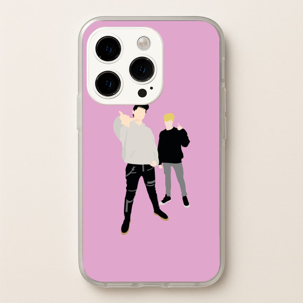Standing - S & C - Sam And Colby Phone Case for iPhone 14 Pro