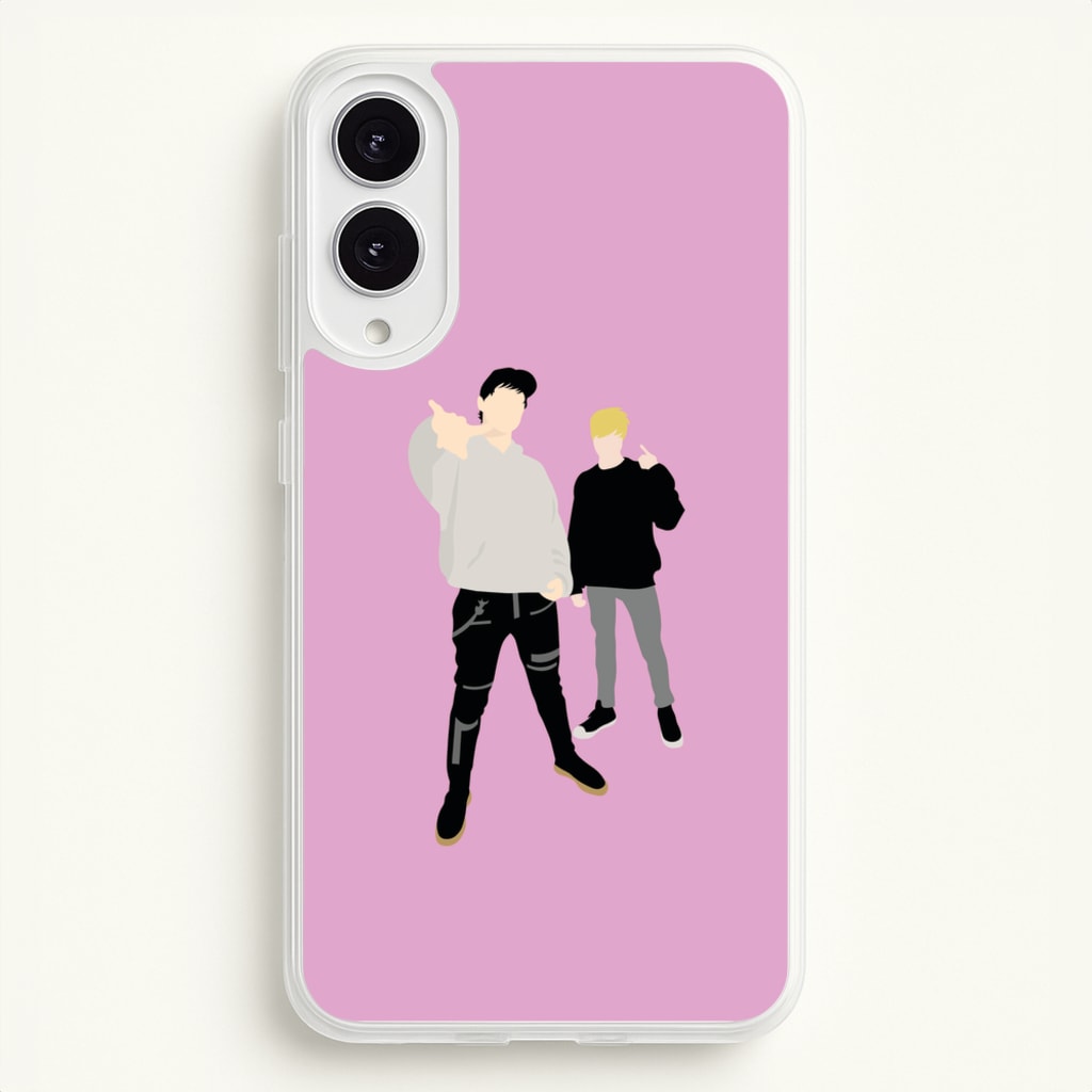 Standing - S & C - Sam And Colby Phone Case for Galaxy S25 Edge
