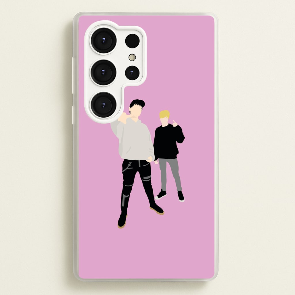 Standing - S & C - Sam And Colby Phone Case for Galaxy S25 Ultra