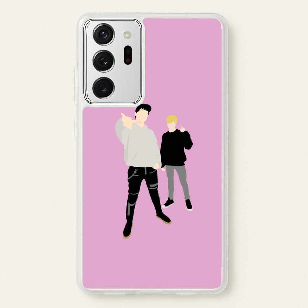 Standing - S & C - Sam And Colby Phone Case for Galaxy Note 20 Ultra