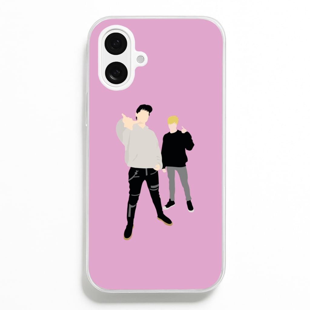 Standing - S & C - Sam And Colby Phone Case for iPhone 16 Plus