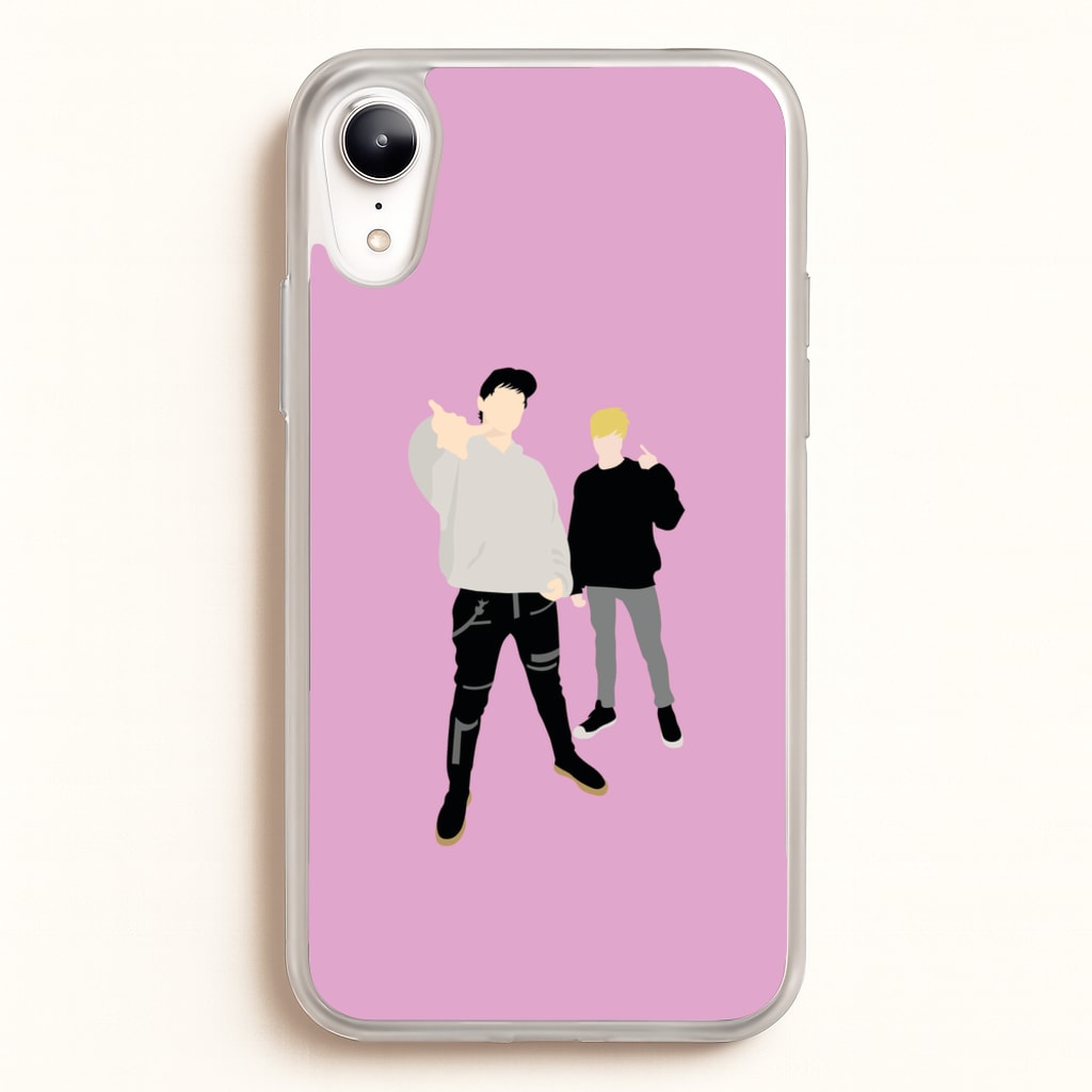 Standing - S & C - Sam And Colby Phone Case for iPhone XR