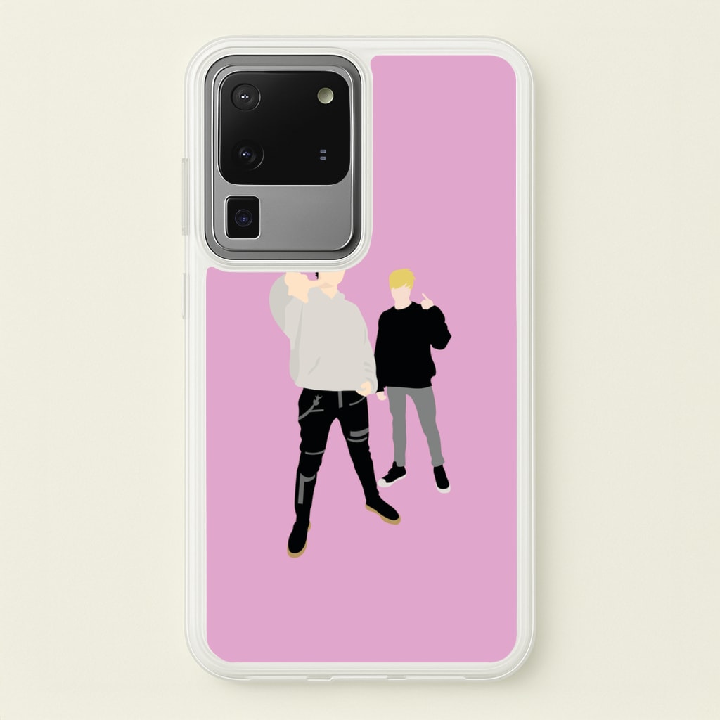 Standing - S & C - Sam And Colby Phone Case for Galaxy S20 Ultra