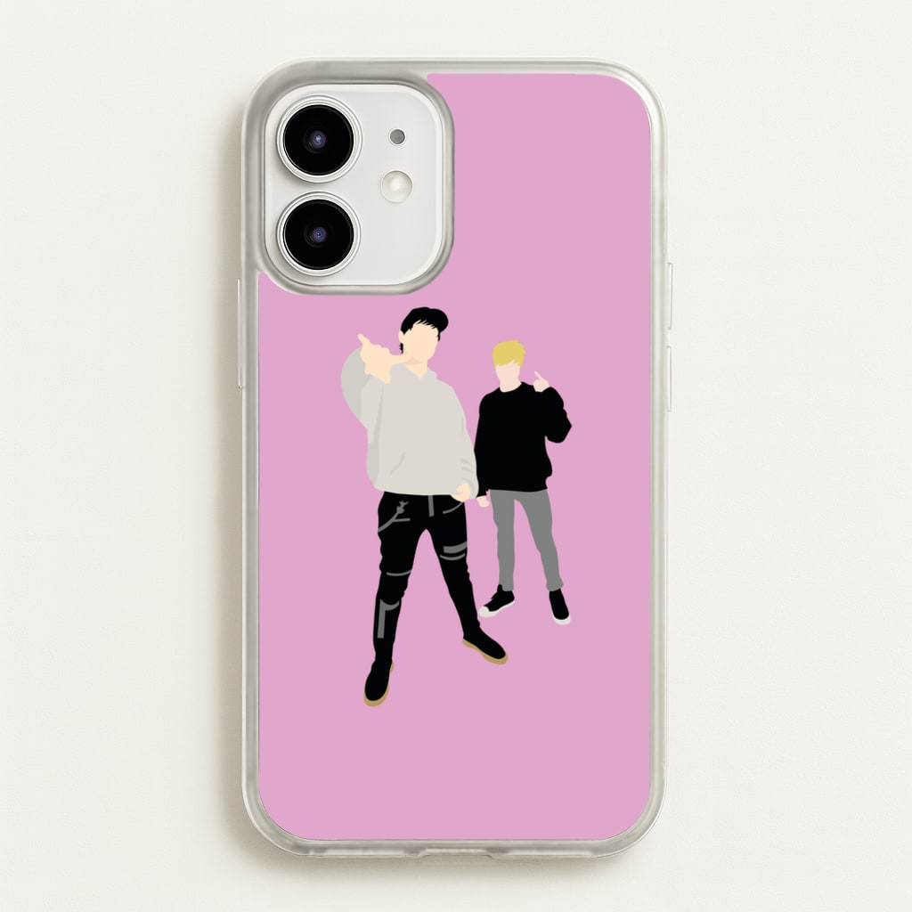 Standing - S & C - Sam And Colby Phone Case for iPhone 12 / 12 Pro