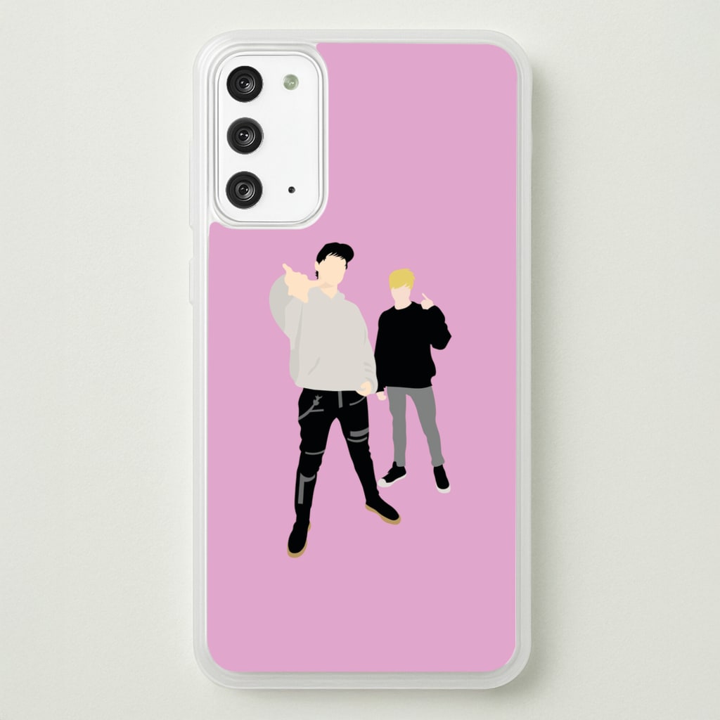 Standing - S & C - Sam And Colby Phone Case for Galaxy Note 20