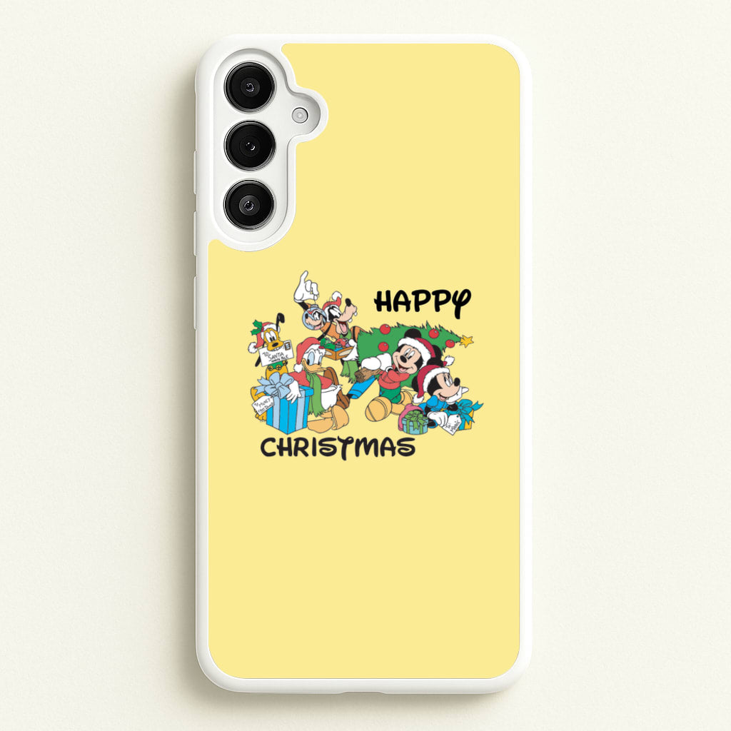 Fairytale Happy Christmas - Christmas Phone Case for Galaxy A34