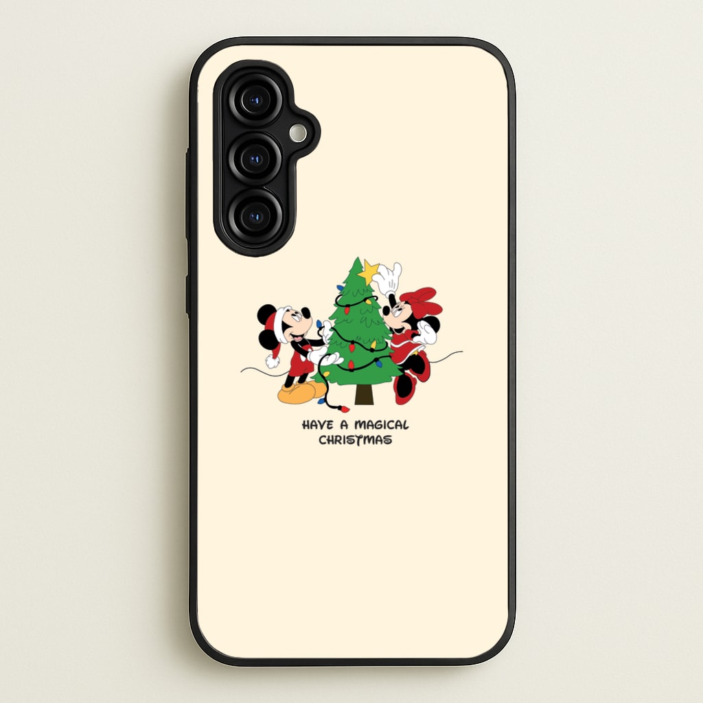 Festive Fairytale Mice - Christmas - Christmas Phone Case for Galaxy A54