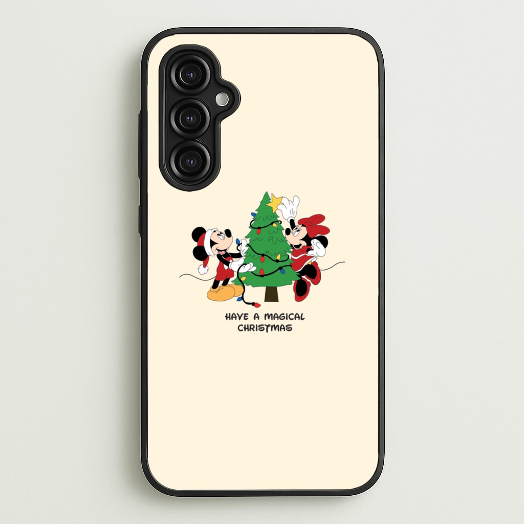 Festive Fairytale Mice - Christmas - Christmas Phone Case for Galaxy A14